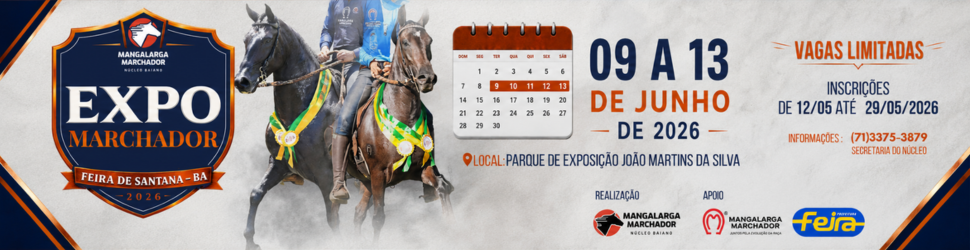 Expo Marchador 2026 em Feira de Santana
