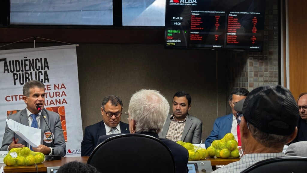 audiencia pública sobre crise da citricultura baiana