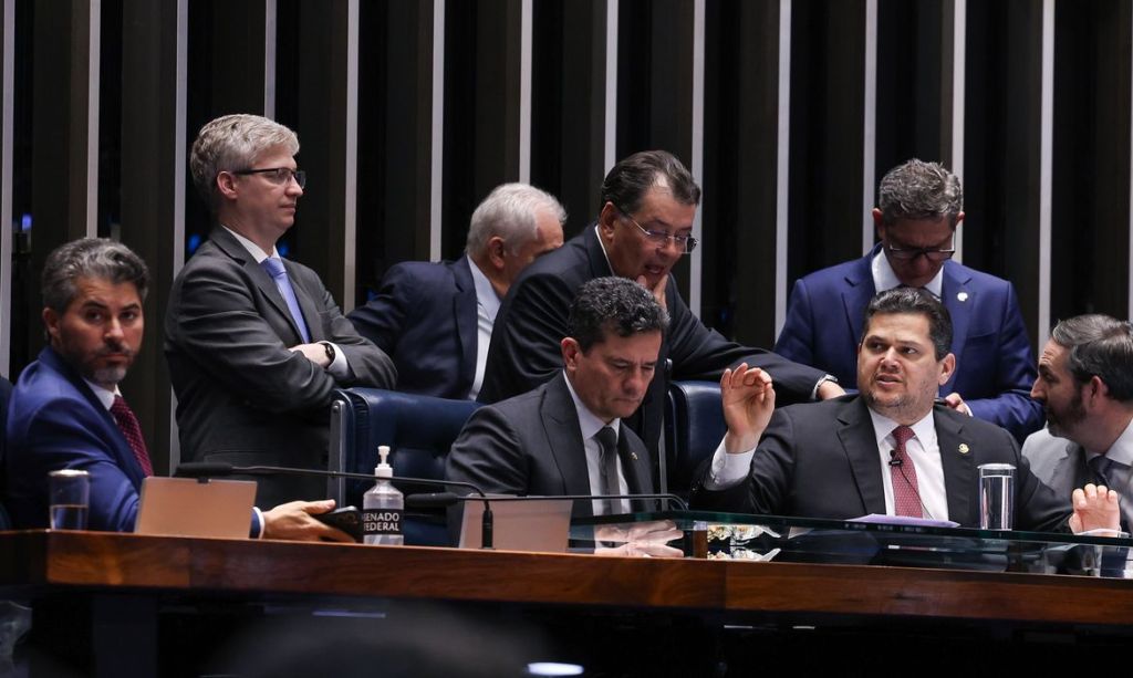 PL 5122/2023 sendo votada no Senado Federal