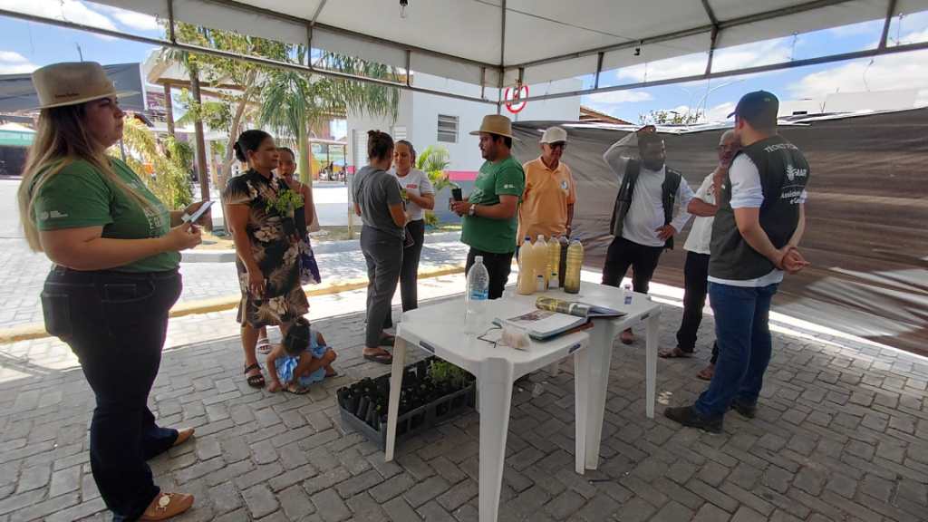 ATeG distribui bioinsumos na Caatinga